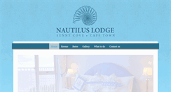 Desktop Screenshot of nautiluslodge.co.za